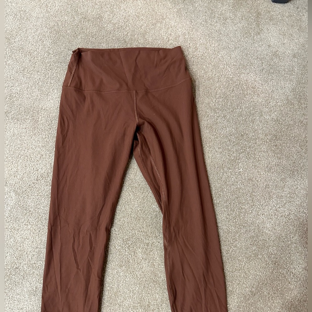 These are a Size 8 lululemon Align™ Ribbed High-Rise Pant 23”